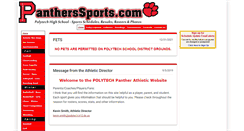 Desktop Screenshot of pantherssports.com